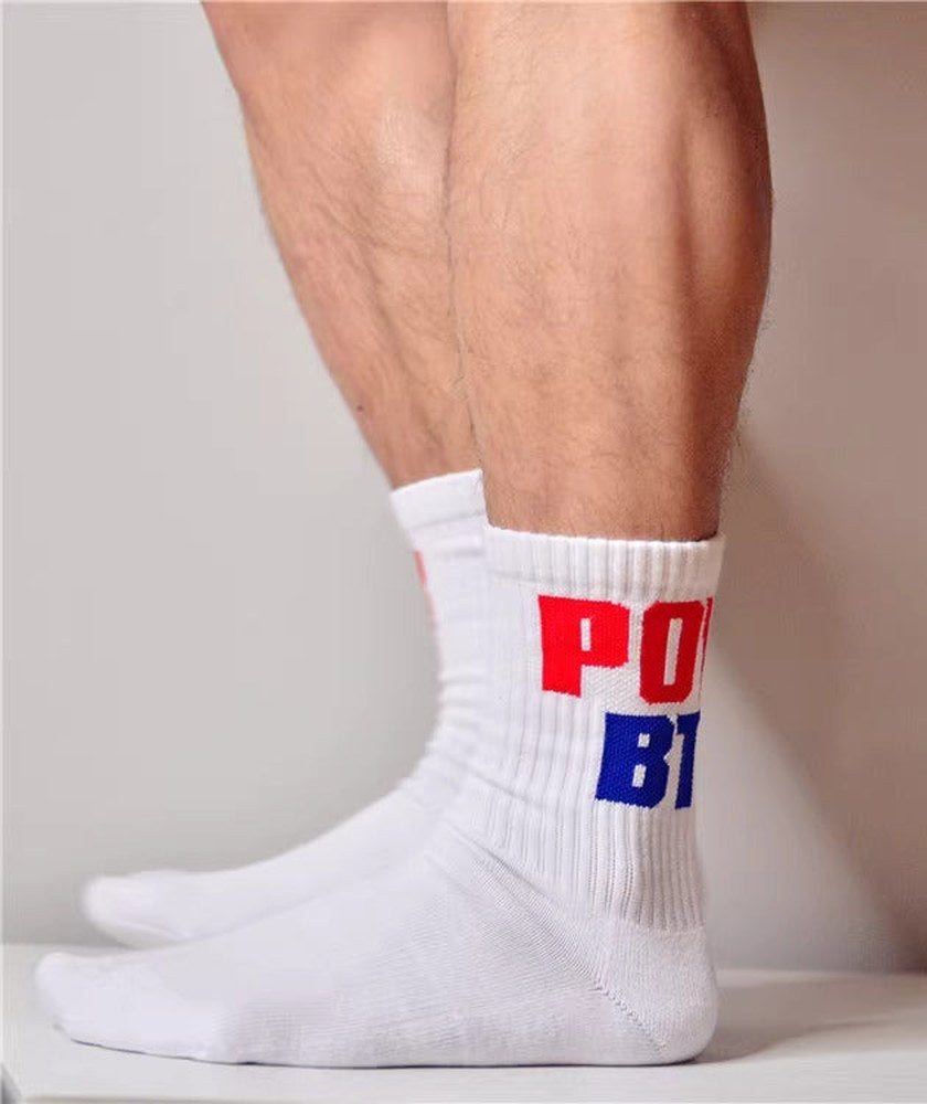 【DM】WHITE POWER BTM SOCKS